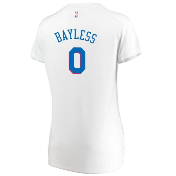 Jerryd Bayless Philadelphia 76ers Fanatics Branded Women's Fast Break Player Jersey - Association Edition - White