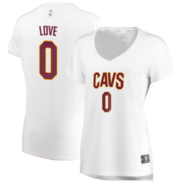 Kevin Love Cleveland Cavaliers Fanatics Branded Women's Fast Break Player Jersey - Association Edition - White