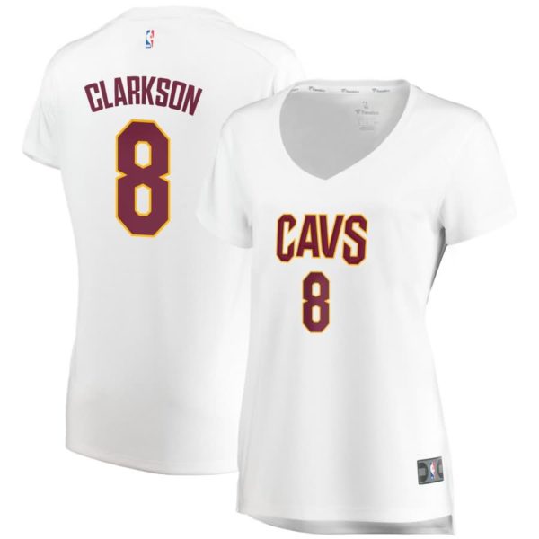 Jordan Clarkson Cleveland Cavaliers Fanatics Branded Women's Fast Break Player Jersey - Association Edition - White