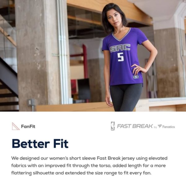 Iman Shumpert Sacramento Kings Fanatics Branded Women's Fast Break Replica Jersey - Association Edition - White