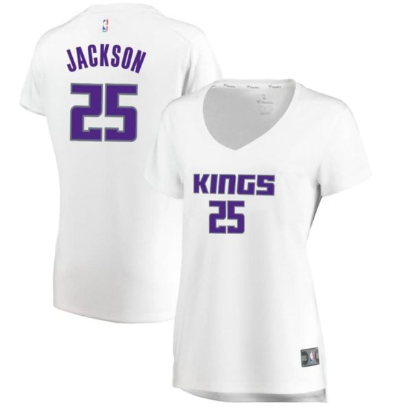 Justin Jackson Sacramento Kings Fanatics Branded Women's Fast Break Replica Jersey - Association Edition - White