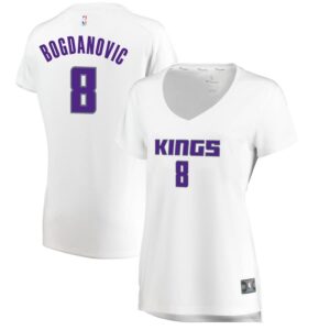 Bogdan Bogdanovic Sacramento Kings Fanatics Branded Women's Fast Break Replica Jersey - Association Edition - White