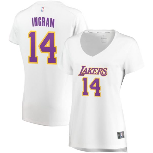Brandon Ingram Los Angeles Lakers Fanatics Branded Women's Fast Break Replica Jersey Association Edition - White