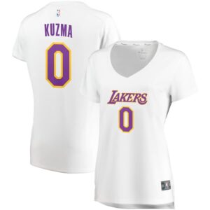 Kyle Kuzma Los Angeles Lakers Fanatics Branded Women's Fast Break Replica Jersey Association Edition - White