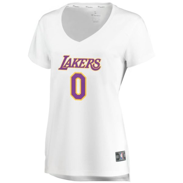 Kyle Kuzma Los Angeles Lakers Fanatics Branded Women's Fast Break Replica Jersey Association Edition - White