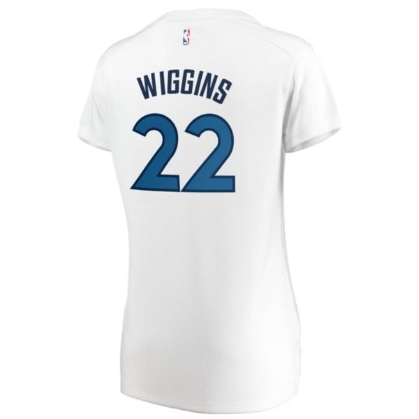Andrew Wiggins Minnesota Timberwolves Fanatics Branded Women's Fast Break Replica Jersey White - Association Edition