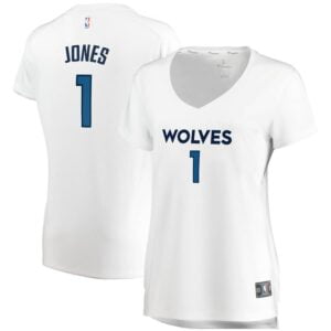 Tyus Jones Minnesota Timberwolves Fanatics Branded Women's Fast Break Replica Jersey White - Association Edition