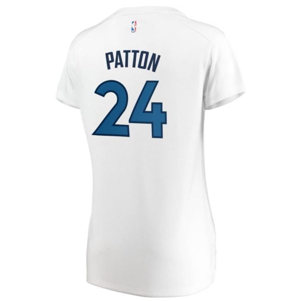 Justin Patton Minnesota Timberwolves Fanatics Branded Women's Fast Break Replica Jersey White - Association Edition