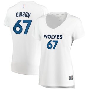 Taj Gibson Minnesota Timberwolves Fanatics Branded Women's Fast Break Replica Jersey White - Association Edition