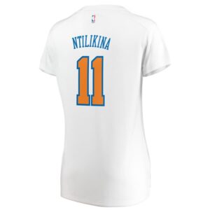Frank Ntilikina New York Knicks Fanatics Branded Women's Fast Break Replica Jersey White - Association Edition