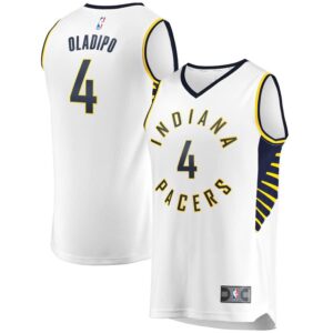 Victor Oladipo Indiana Pacers Fanatics Branded Fast Break Replica Jersey White - Association Edition