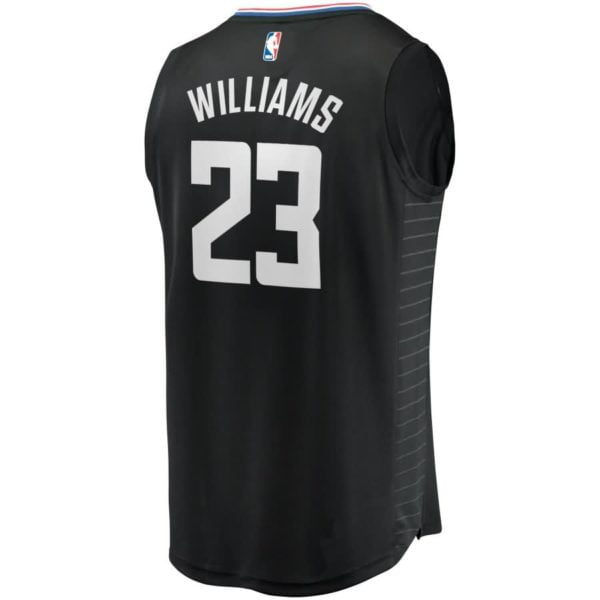Lou Williams LA Clippers Fanatics Branded Fast Break Replica Jersey Black - Statement Edition