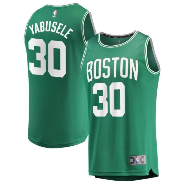 Guerschon Yabusele Boston Celtics Fanatics Branded Youth Fast Break Player Jersey - Icon Edition - Kelly Green