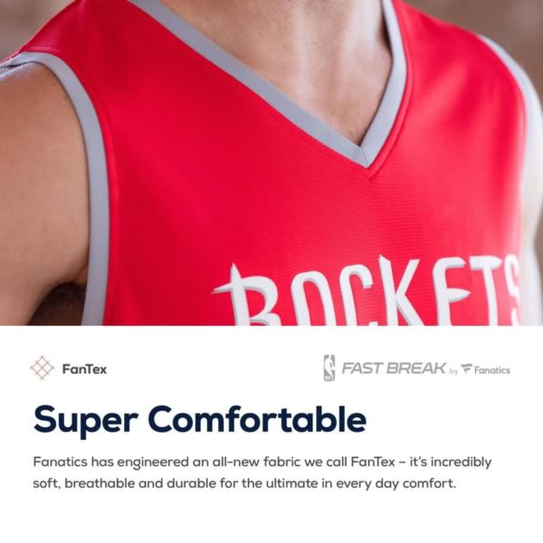 Tarik Black Houston Rockets Fanatics Branded Youth Fast Break Player Jersey - Icon Edition - Red