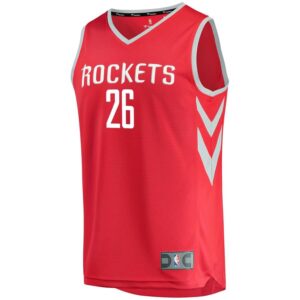 Markel Brown Houston Rockets Fanatics Branded Youth Fast Break Player Jersey - Icon Edition - Red