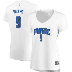 Nikola Vucevic Orlando Magic Fanatics Branded Women's Fast Break Replica Jersey White - Association Edition