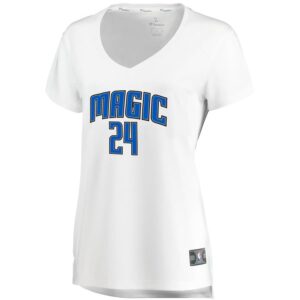 Khem Birch Orlando Magic Fanatics Branded Women's Fast Break Replica Jersey White - Association Edition