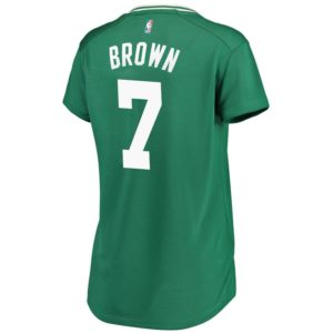 Jaylen Brown Boston Celtics Fanatics Branded Women's Fast Break Replica Jersey - Icon Edition - Kelly Green