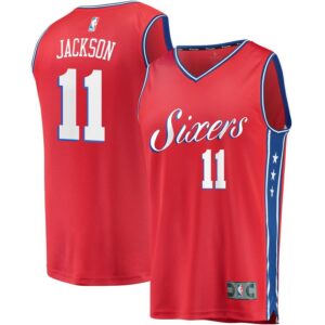 Demetrius Jackson Philadelphia 76ers Fanatics Branded Fast Break Replica Player Jersey - Statement Edition - Red