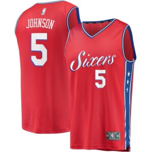 Amir Johnson Philadelphia 76ers Fanatics Branded Fast Break Replica Player Jersey - Statement Edition - Red