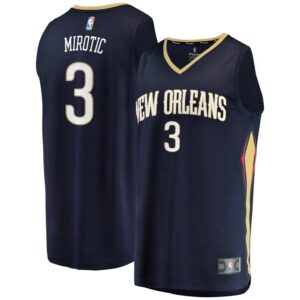 Nikola Mirotic New Orleans Pelicans Fanatics Branded Fast Break Player Jersey - Icon Edition - Navy