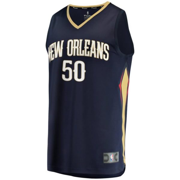 Emeka Okafor New Orleans Pelicans Fanatics Branded Fast Break Player Jersey - Icon Edition - Navy