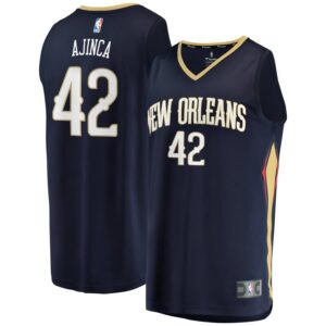 Alexis Ajinca New Orleans Pelicans Fanatics Branded Youth Fast Break Player Jersey - Icon Edition - Navy