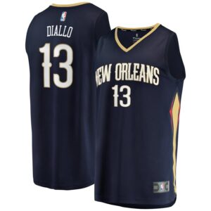 Cheick Diallo New Orleans Pelicans Fanatics Branded Youth Fast Break Player Jersey - Icon Edition - Navy