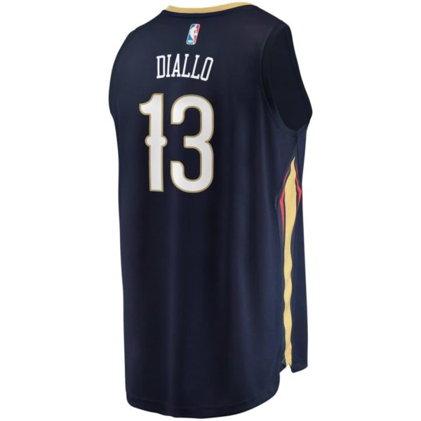 Cheick Diallo New Orleans Pelicans Fanatics Branded Youth Fast Break Player Jersey - Icon Edition - Navy