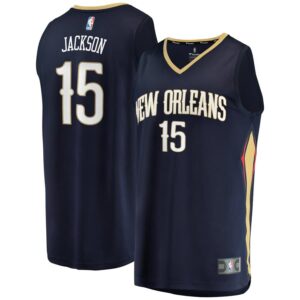 Frank Jackson New Orleans Pelicans Fanatics Branded Youth Fast Break Player Jersey - Icon Edition - Navy