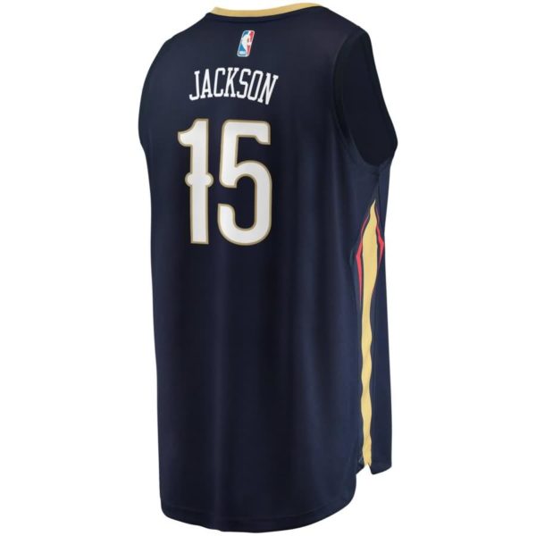 Frank Jackson New Orleans Pelicans Fanatics Branded Youth Fast Break Player Jersey - Icon Edition - Navy