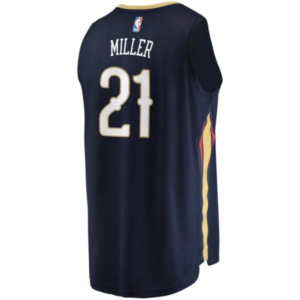Darius Miller New Orleans Pelicans Fanatics Branded Youth Fast Break Player Jersey - Icon Edition - Navy