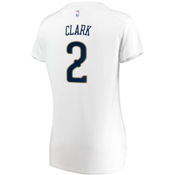 Ian Clark New Orleans Pelicans Fanatics Branded Women's Fast Break Replica Jersey - Association Edition - White