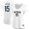 Frank Jackson New Orleans Pelicans Fanatics Branded Women's Fast Break Replica Jersey - Association Edition - White
