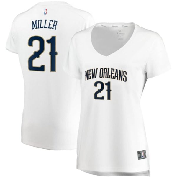 Darius Miller New Orleans Pelicans Fanatics Branded Women's Fast Break Replica Jersey - Association Edition - White