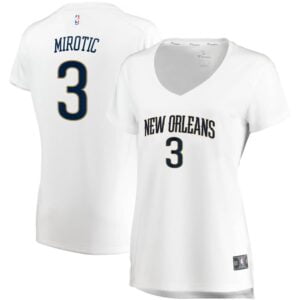 Nikola Mirotic New Orleans Pelicans Fanatics Branded Women's Fast Break Replica Jersey - Association Edition - White