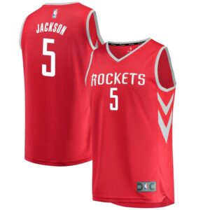 Aaron Jackson Houston Rockets Fanatics Branded Fast Break Player Jersey - Icon Edition - Red