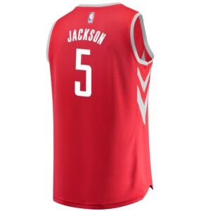 Aaron Jackson Houston Rockets Fanatics Branded Fast Break Player Jersey - Icon Edition - Red