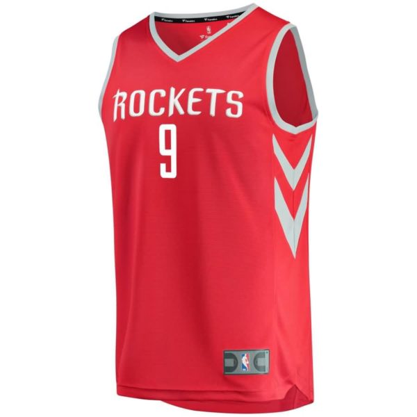 Zhou Qi Houston Rockets Fanatics Branded Fast Break Player Jersey - Icon Edition - Red