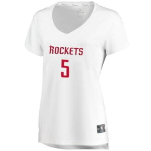 Aaron Jackson Houston Rockets Fanatics Branded Women's Fast Break Replica Jersey - Association Edition - White