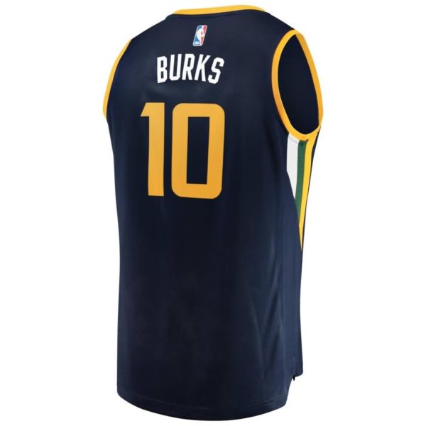 Alec Burks Utah Jazz Fanatics Branded Youth Fast Break Player Jersey - Icon Edition - Navy