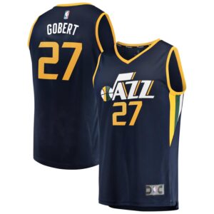 Rudy Gobert Utah Jazz Fanatics Branded Youth Fast Break Player Jersey - Icon Edition - Navy