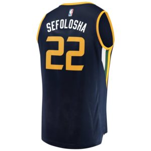 Thabo Sefolosha Utah Jazz Fanatics Branded Youth Fast Break Player Jersey - Icon Edition - Navy