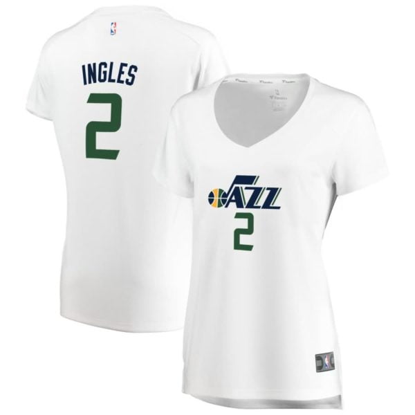 Joe Ingles Utah Jazz Fanatics Branded Women's Fast Break Replica Jersey White - Association Edition