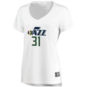 Georges Niang Utah Jazz Fanatics Branded Women's Fast Break Replica Jersey White - Association Edition