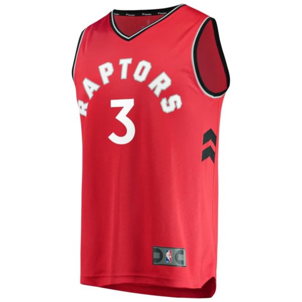 OG Anunoby Toronto Raptors Fanatics Branded Youth Fast Break Jersey Red - Icon Edition