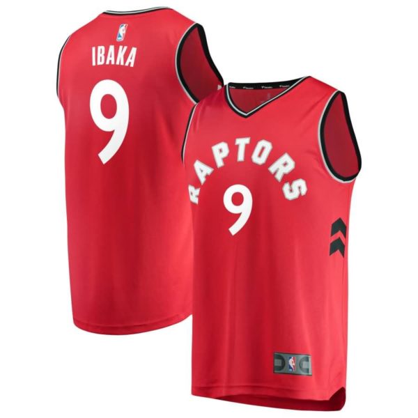 Serge Ibaka Toronto Raptors Fanatics Branded Youth Fast Break Jersey Red - Icon Edition