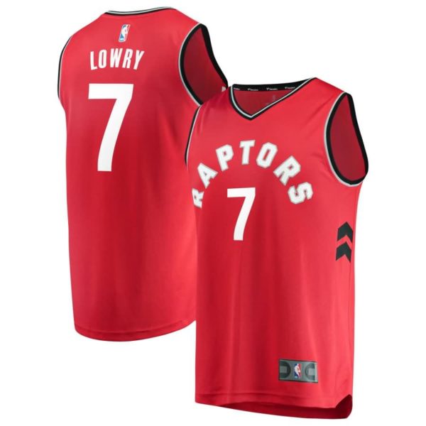 Kyle Lowry Toronto Raptors Fanatics Branded Youth Fast Break Jersey Red - Icon Edition