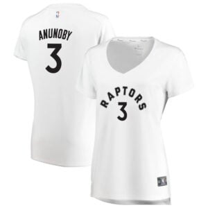 OG Anunoby Toronto Raptors Fanatics Branded Women's Fast Break Replica Jersey - Association Edition - White