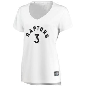 OG Anunoby Toronto Raptors Fanatics Branded Women's Fast Break Replica Jersey - Association Edition - White